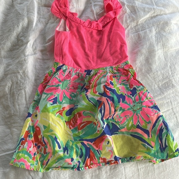 Lilly Pulitzer Claire dress in Multi Casa banana - Picture 2 of 5